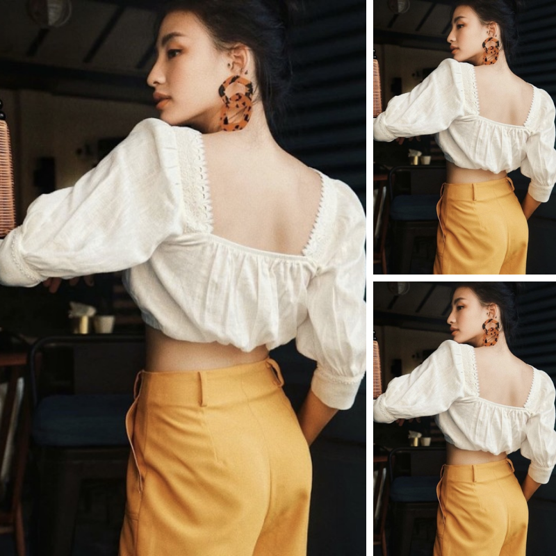 Áo croptop quần ôm