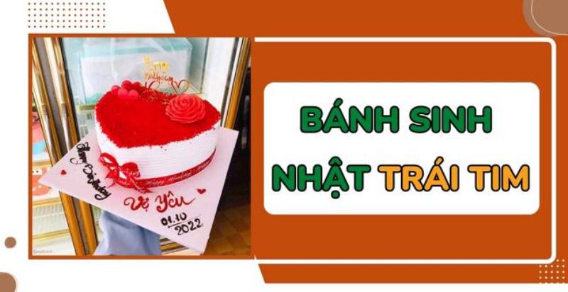 Bánh Kem Hình Trái Tim Tặng Mẹ Đẹp Nhất và Ý Nghĩa