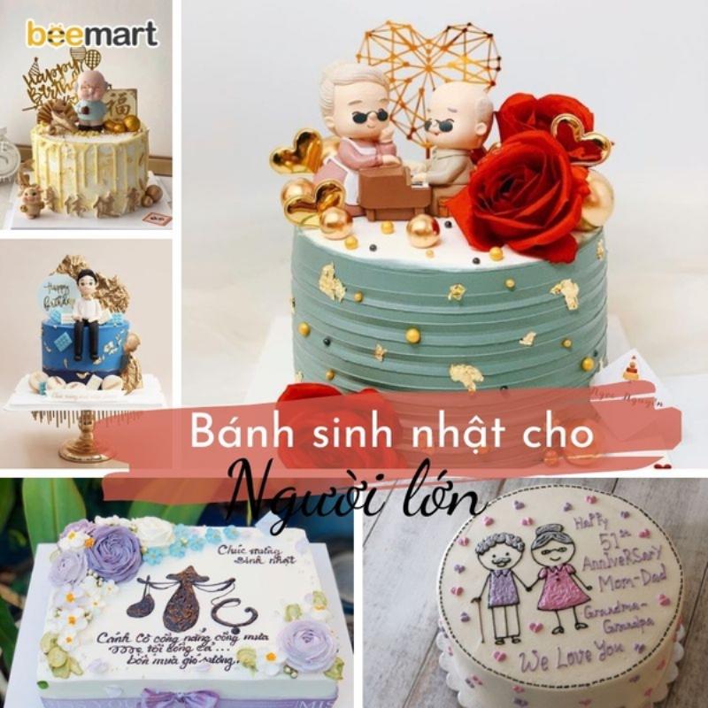 Bánh kem sinh nhật mẹ U60