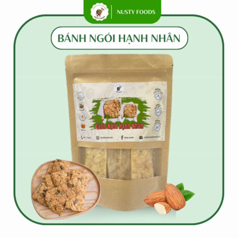 Bánh Ngói Hạnh Nhân Giòn Rụm