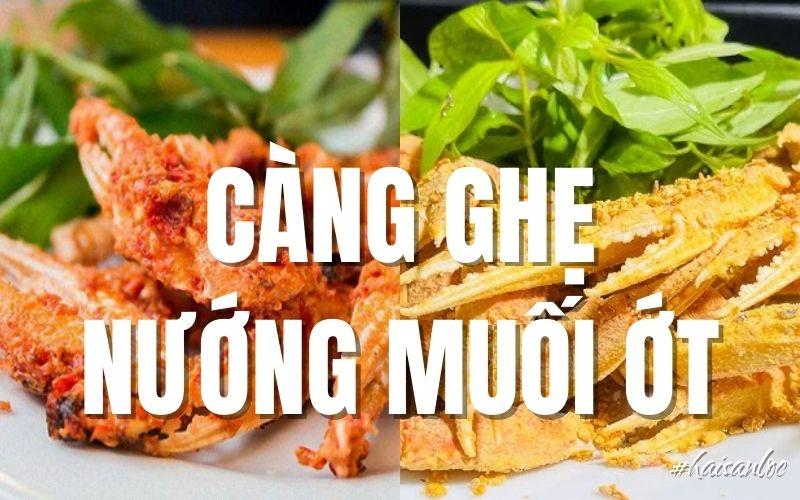 Bữa tiệc gia đình với càng ghẹ rang muối