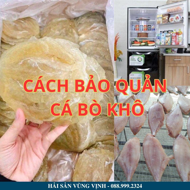 Cá Bò Khô Bảo Quản