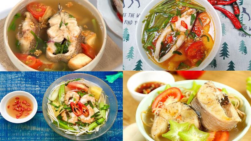 Cá đối nấu canh chua thanh mát, giải nhiệt ngày hè