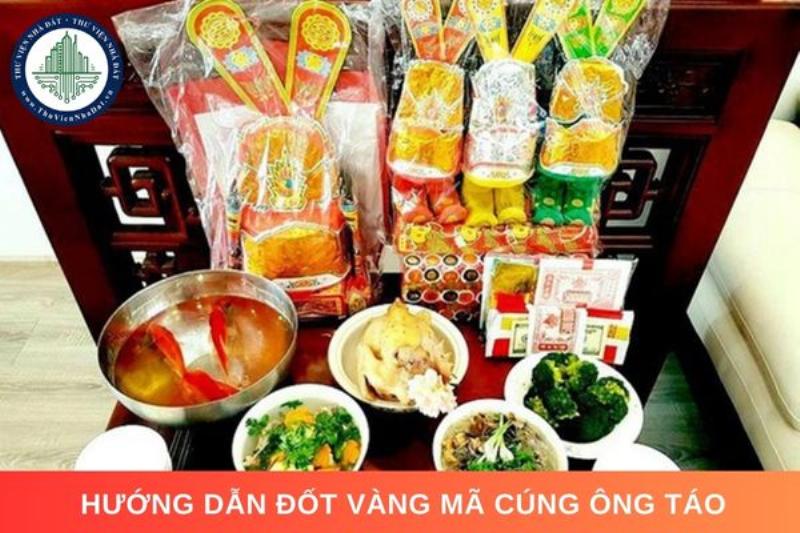 Các vật phẩm trong bộ vàng mã ông Công ông Táo