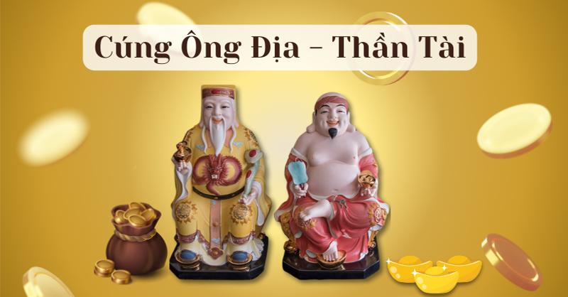 Chuẩn bị lễ vật thay ông địa thần tài