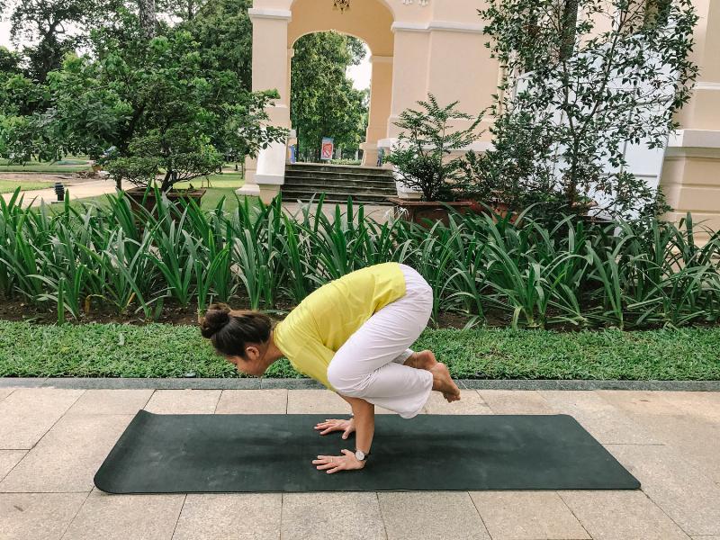 Crow Pose cho người mới bắt đầu