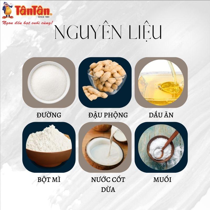 Đậu phộng da cá cốt dừa món ngon