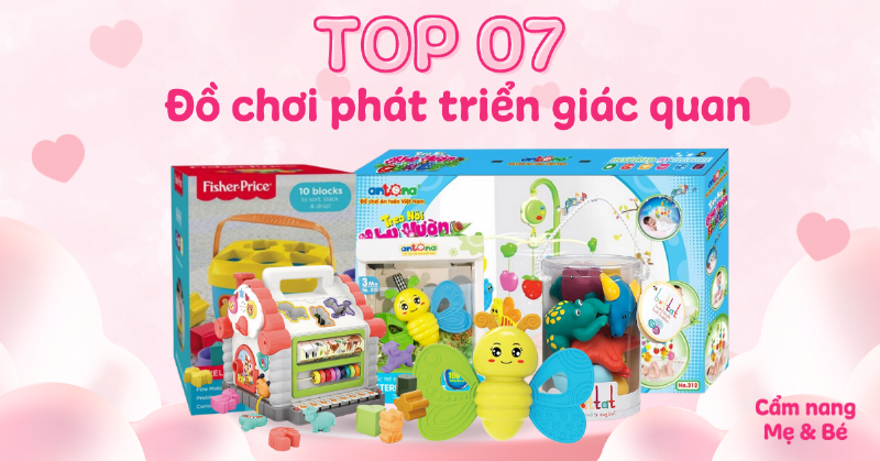 Đồ chơi phát triển giác quan cho bé gái