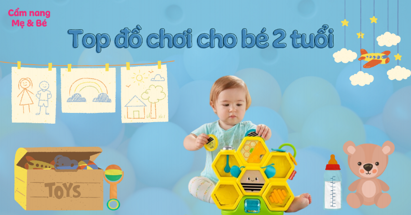 Đồ chơi phát triển trí tuệ cho bé 2 tuổi