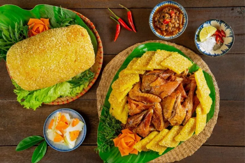 Gà bó xôi - Món ngon đãi tiệc hấp dẫn