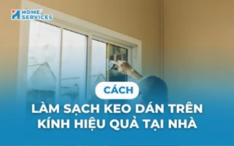 Giấm trắng làm sạch keo dán