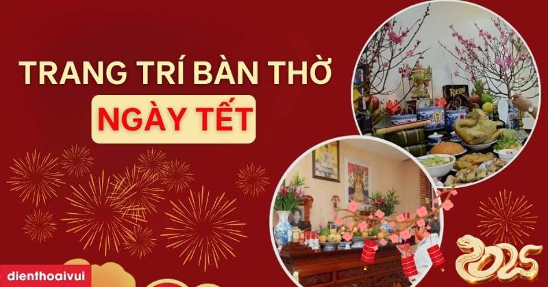 Hoa Tươi Nến Bàn Thờ Ngày Tết Miền Nam