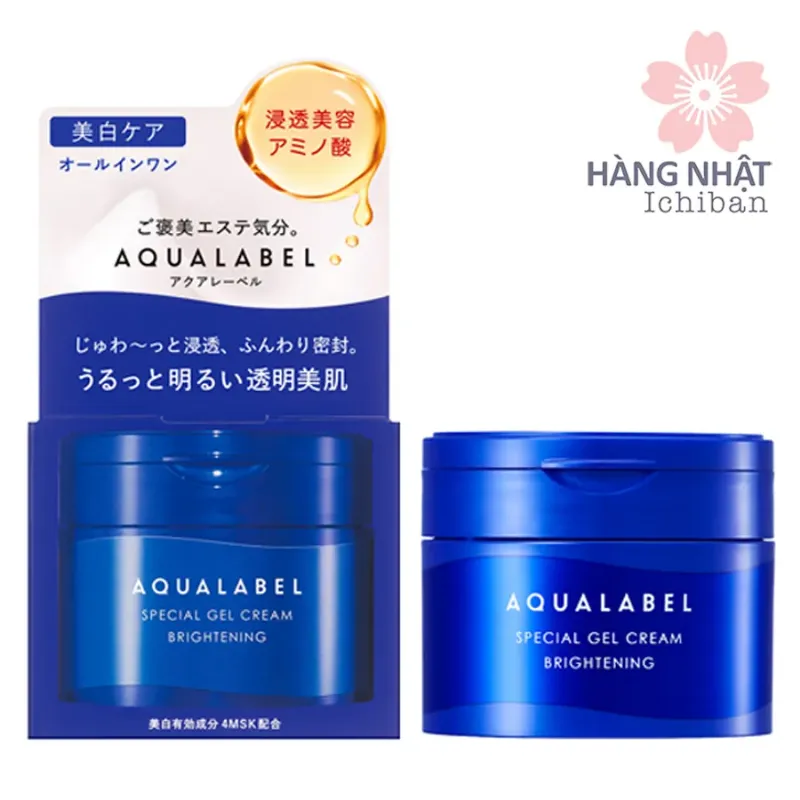 Công dụng của kem dưỡng Shiseido Aqualabel xanh