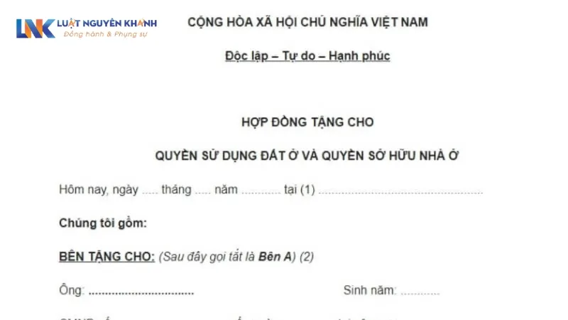 Kinh Nghiệm Thực Tế Lập Mẫu Giấy Cho Tặng Đất