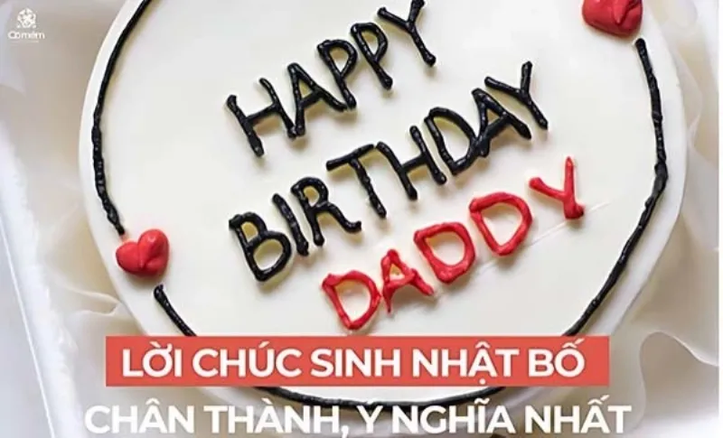 Lời chúc sinh nhật bố tuổi Mùi