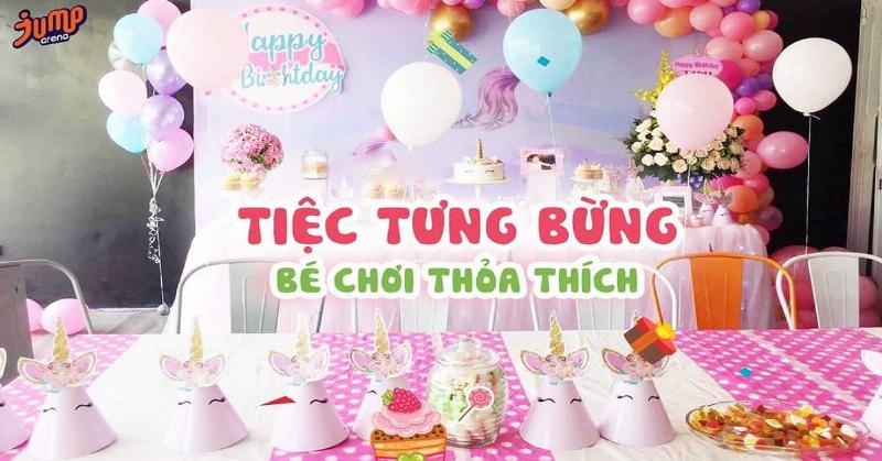 Lựa chọn địa điểm tổ chức sinh nhật cho bé