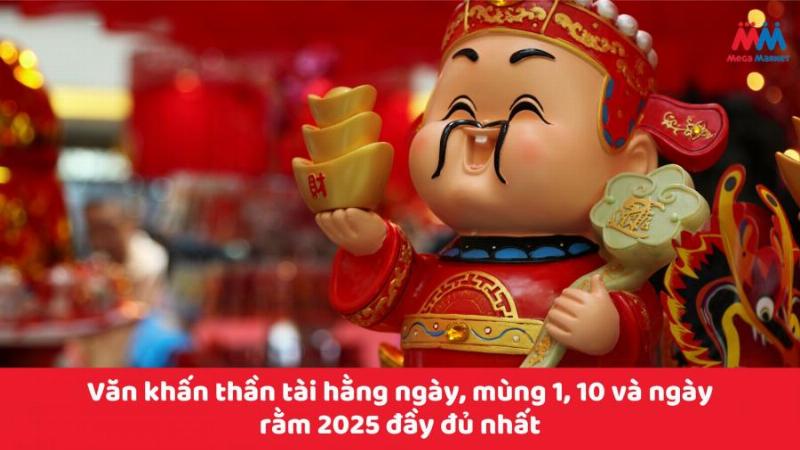 Mâm cúng ông Thần Tài Thổ Địa đầy đủ và trang nghiêm