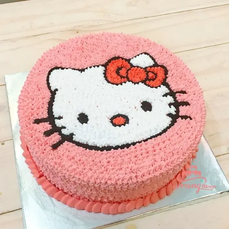 Mẫu bánh sinh nhật Hello Kitty 3D độc đáo