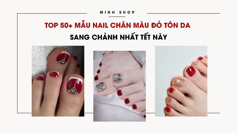 Các màu móng chân cho dịp lễ tết