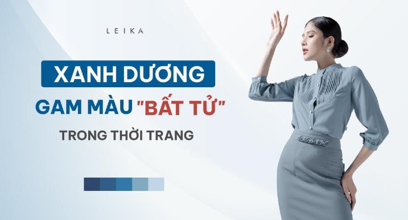 Màu xanh dương trong thời trang