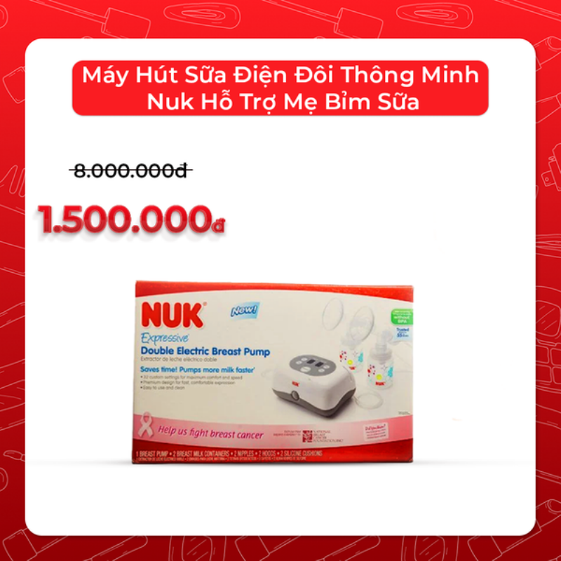 Máy hút sữa bằng tay Nuk