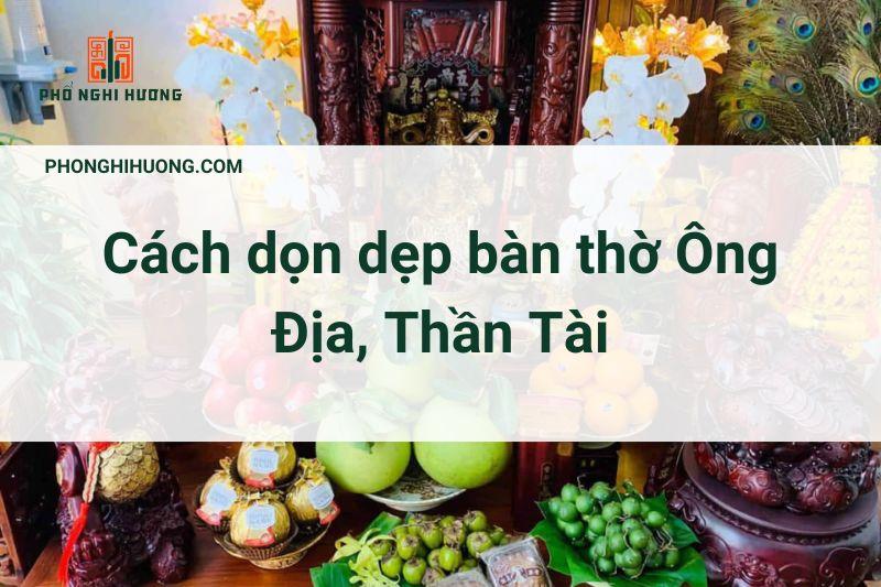 Một số câu hỏi thường gặp về lau dọn bàn thờ Thần Tài