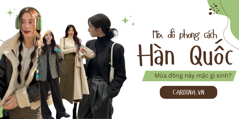 Phối đồ mùa đông phong cách Hàn Quốc