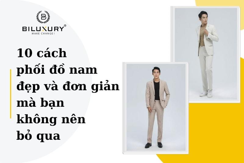 Phối đồ nam giới trẻ theo màu sắc