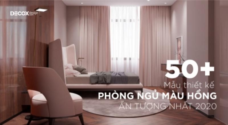 Phối màu hồng trong trang trí nội thất