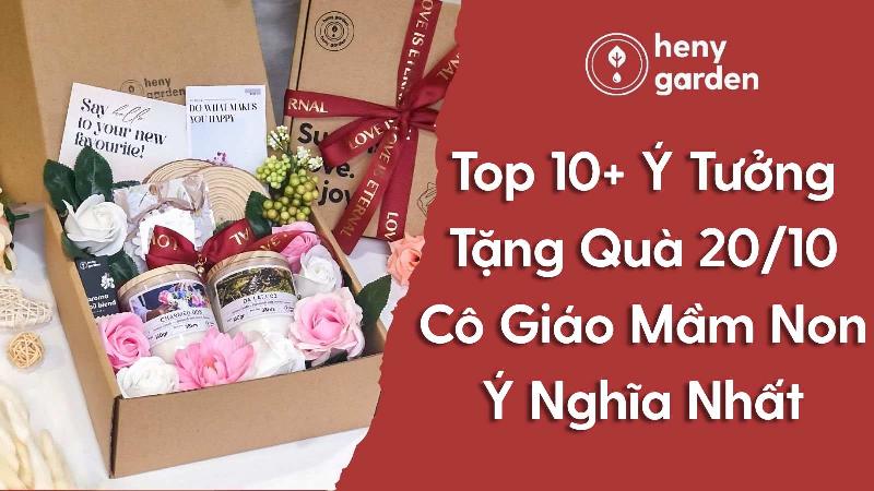 Quà handmade tặng cô giáo mầm non ngày 20/10