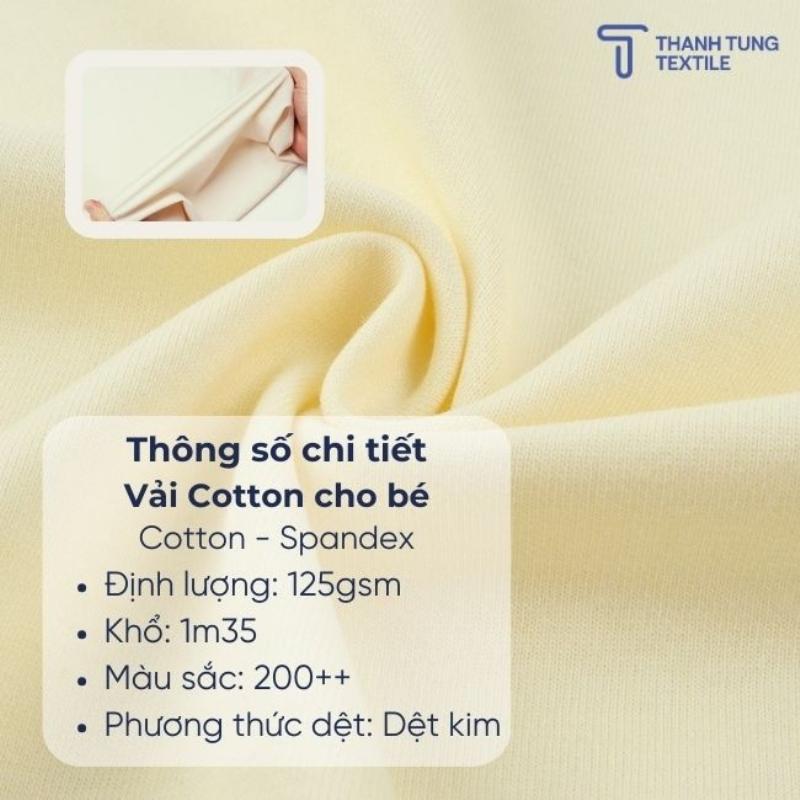 Quần áo sơ sinh chất liệu cotton