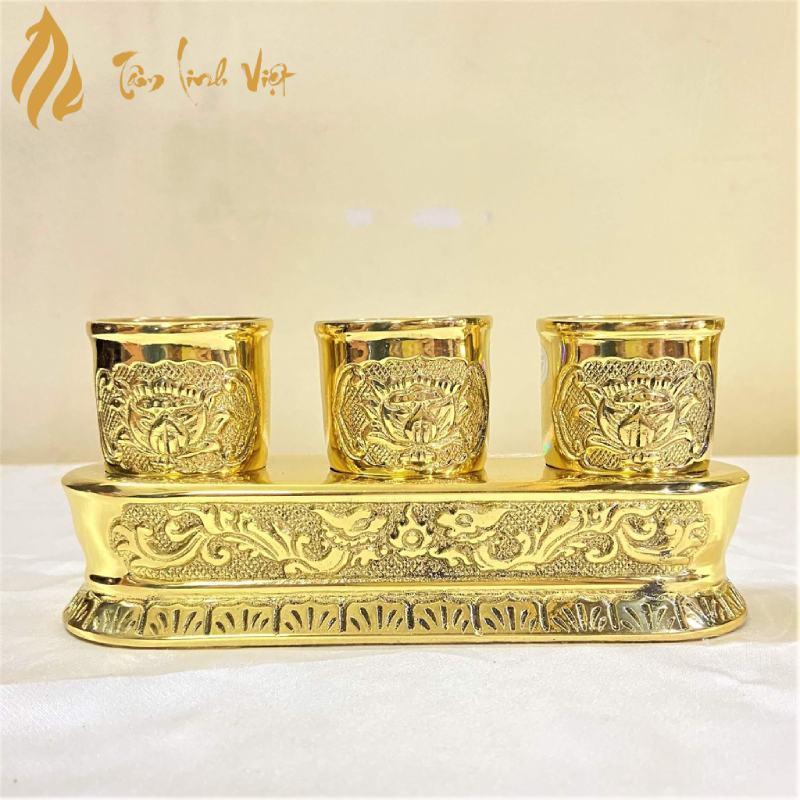 Số lượng ly nước trên bàn thờ gia tiên theo quan niệm dân gian