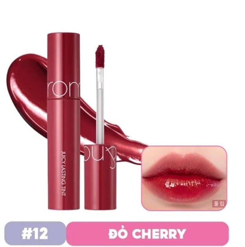 Son Romand Juicy Lasting Tint tone đỏ