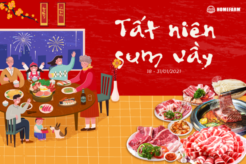 Tân niên sum vầy bên gia đình