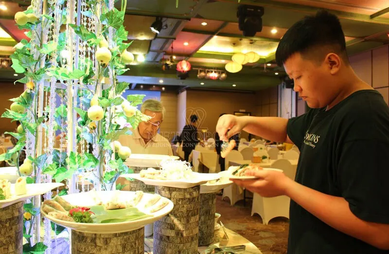 Thực đơn buffet chay phong phú