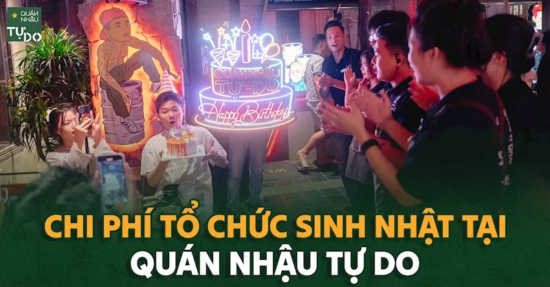 Tổ chức sinh nhật ngoài trời tự do