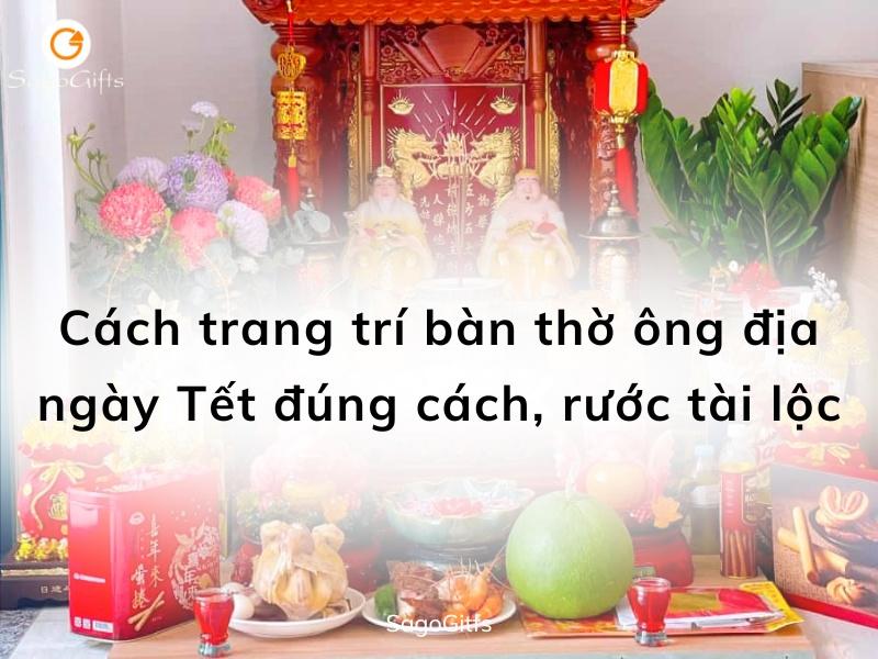 Những lưu ý khi trang trí bàn thờ ông địa ngày tết