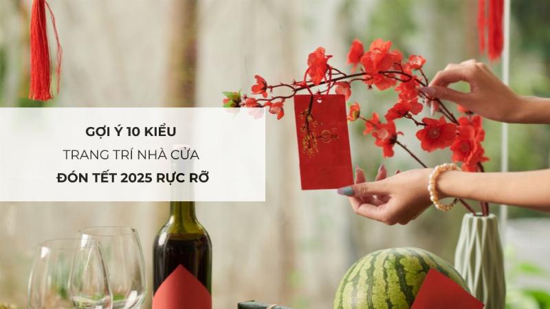 Trang trí cổng nhà bằng hoa tươi rực rỡ