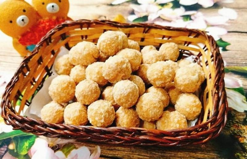 Trộn Bột Làm Bánh Nhãn