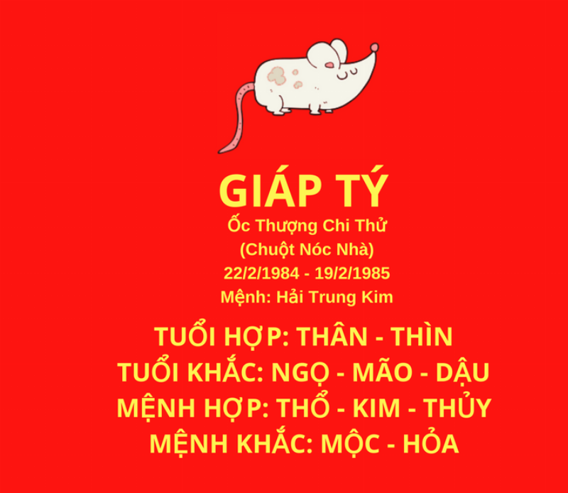 Tuổi Giáp Tý 1984 Sinh Tháng Giêng