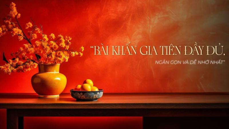 Văn khấn gia tiên ngày thường trang trọng