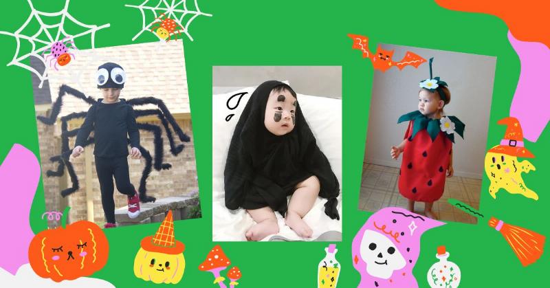 Ý tưởng trang phục Halloween đơn giản mà đẹp cho bé