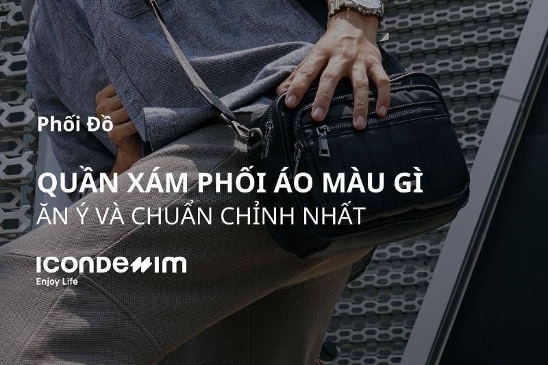 Áo xám quần đen - Sự kết hợp kinh điển