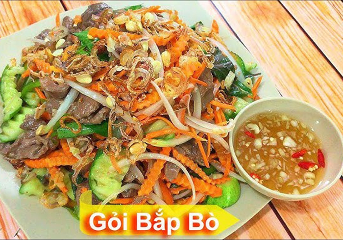 Hướng dẫn cách làm gỏi xoài bắp bò ngon