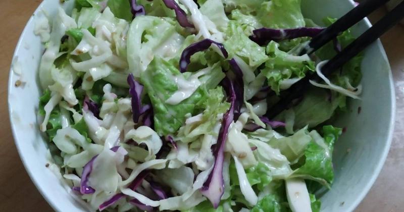 Salad bắp cải tím giòn rụm