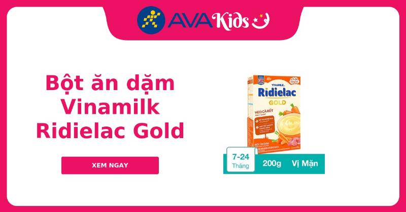 Sữa bột Vinamilk cho trẻ ăn dặm