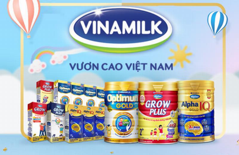 Sữa bột Vinamilk tăng cân cho bé