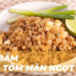 Thịt bằm rang tôm mặn ngọt