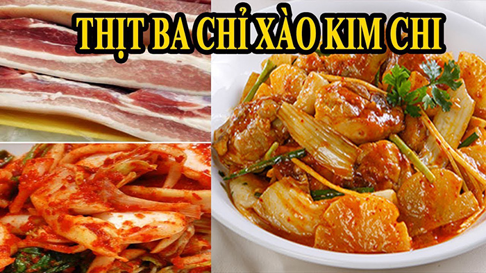 Nấu thịt heo xào kim chi ngon tốn cơm