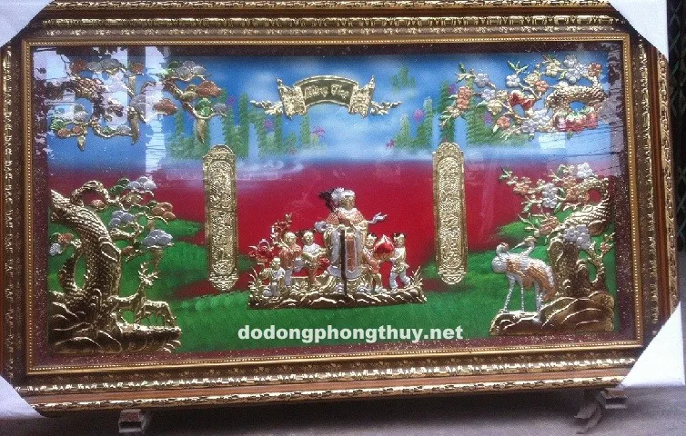 Tranh mừng thọ đẹp